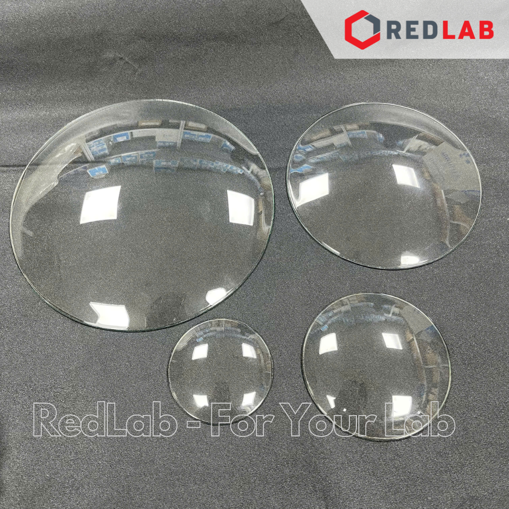 Mặt kính đồng hồ thủy tinh soda-lime DURAN Class A 50 60 70 80 100 120 250 200 mm, Watch Glass Dish, có VAT