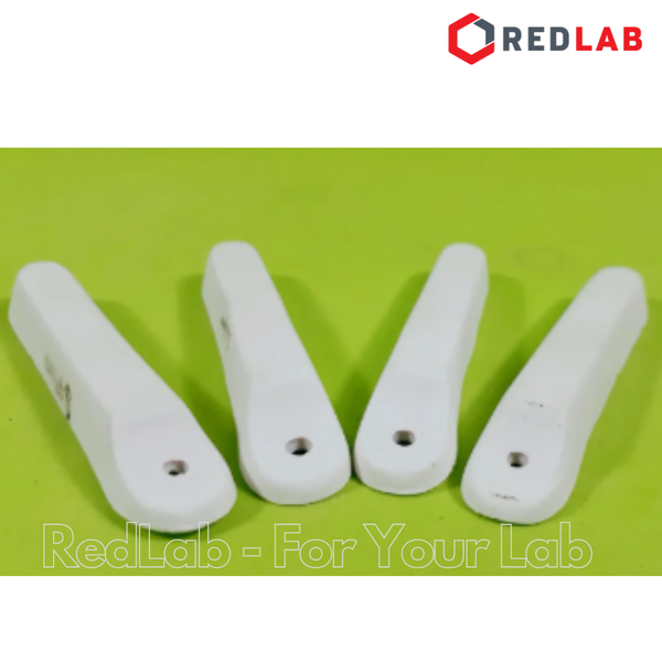 Thuyền sứ ONELAB dài 77 88 97 mm, chịu nhiệt, dùng nung đốt mẫu thí nghiệm, có VAT