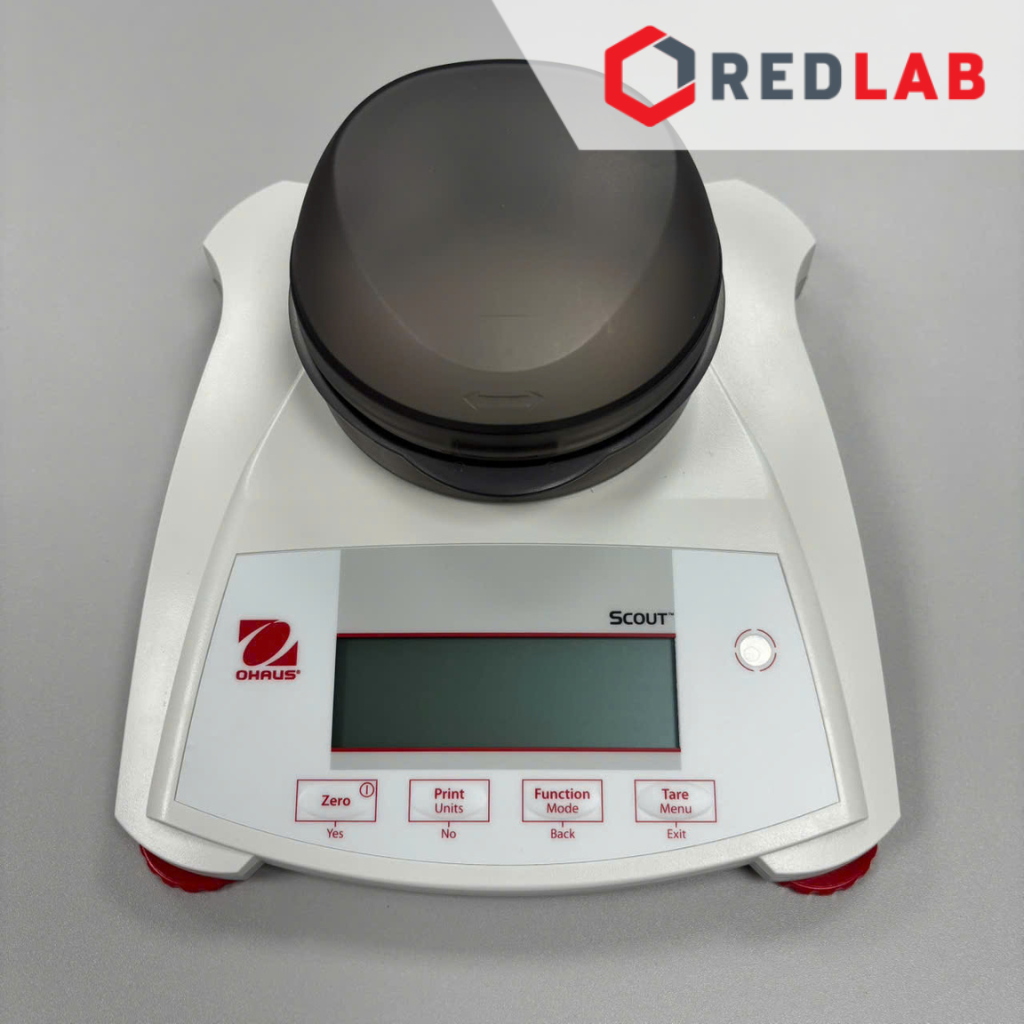 Cân phân tích điện tử 3 số lẻ hiện số 220g / 0.001g OHAUS SPX223 chuẩn ngoại, màn hình LCD, có VAT