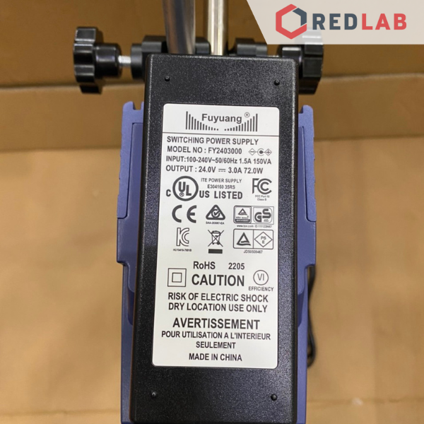 Máy khuấy đũa 20 lít (H2O) PHOENIX Instrument RSO-20D, màn hình LCD, 50-2200rpm ± 3rpm, 40 Ncm, BH 12T, có VAT