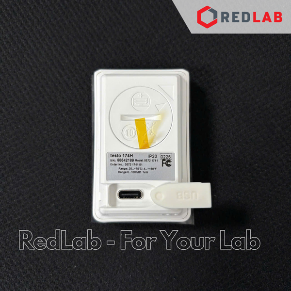 Máy đo ghi nhiệt độ, độ ẩm TESTO 174 H trắng (0572 1741 01) nhiệt ẩm kế tự ghi mini với USB-C và phần mềm, có VAT