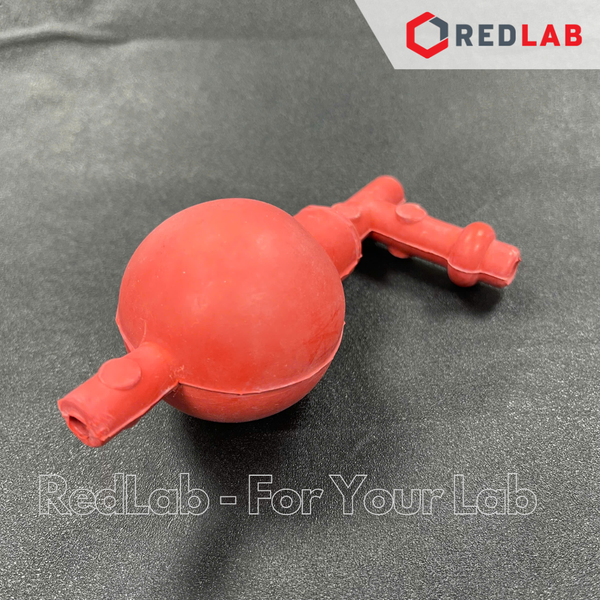 Quả bóp cao su 3 van GENLAB, dùng cho pipet hút mẫu thí nghiệm, có VAT