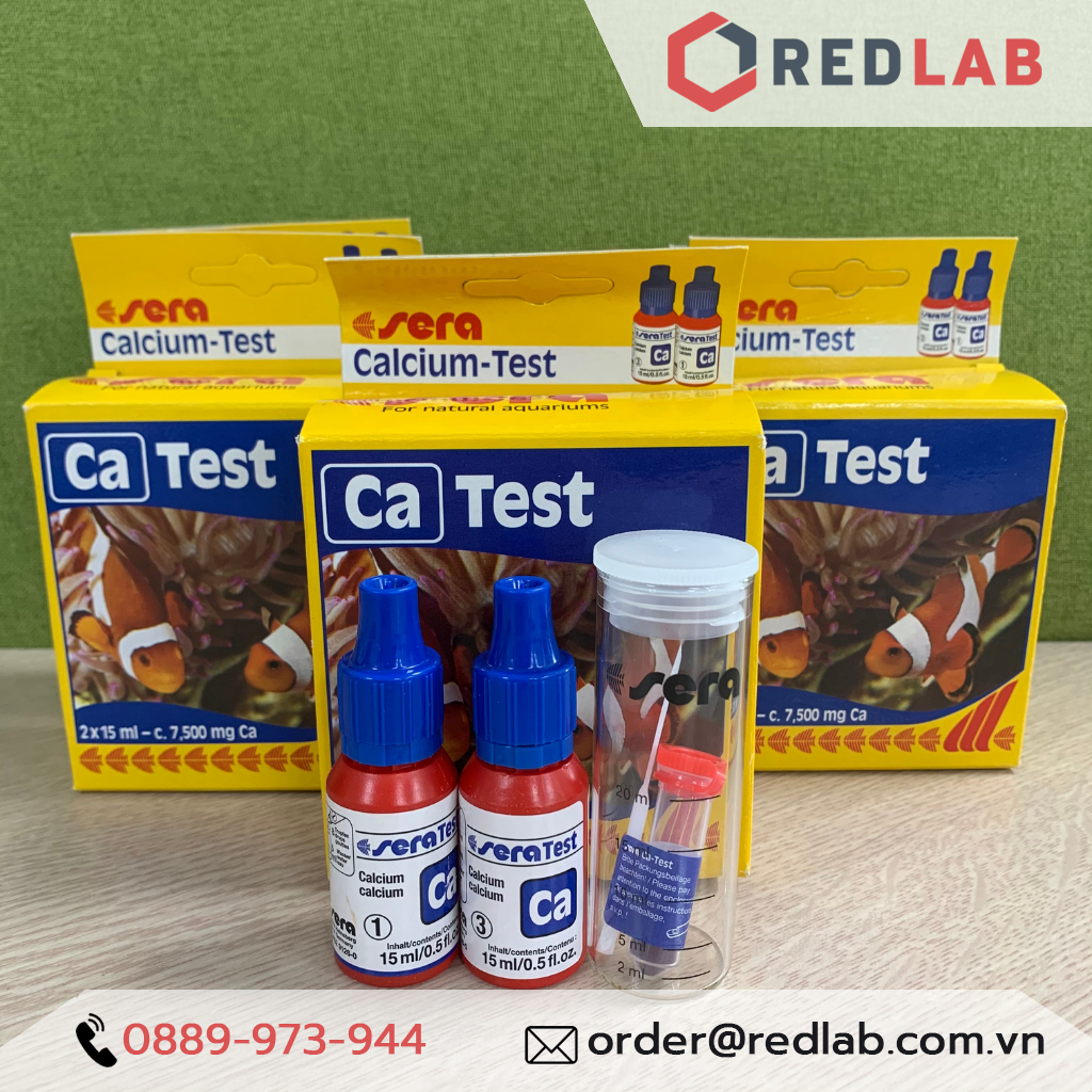 Test Ca Sera – Test nhanh hàm lượng Canxi trong nước thủy sản