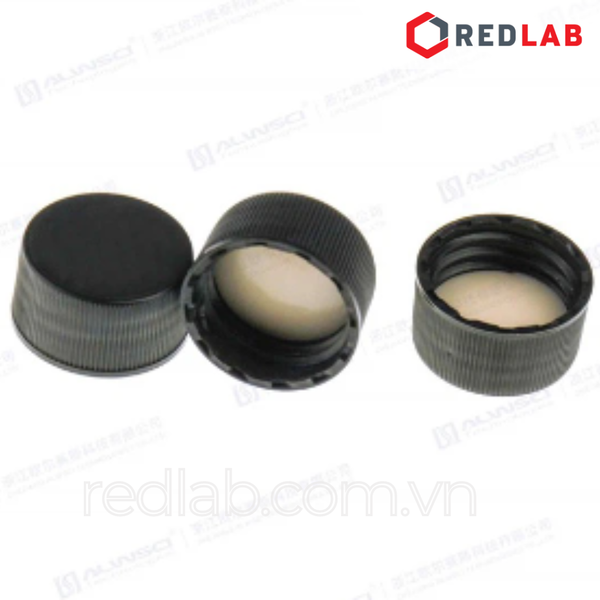 [Bộ 100 cái] ALWSCI Chai thủy tinh vial 20ML 27.5x57mm trắng / nâu + Nắp vặn kín nhựa PP 24-400 septa 1.5mm, có VAT