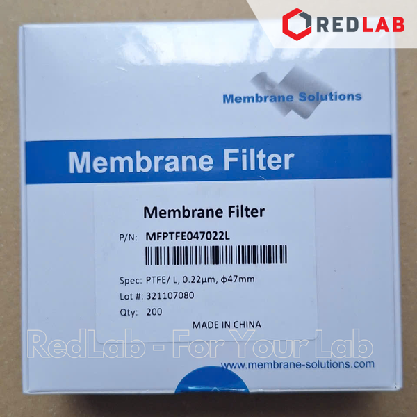 [Hộp 200 tờ] Màng lọc vi sinh NYLON, CA, PTFE 47mm MEMBRANE SOLUTIONS lỗ lọc 0.22 / 0.45 / 0.8 um, membrane filter, có VAT