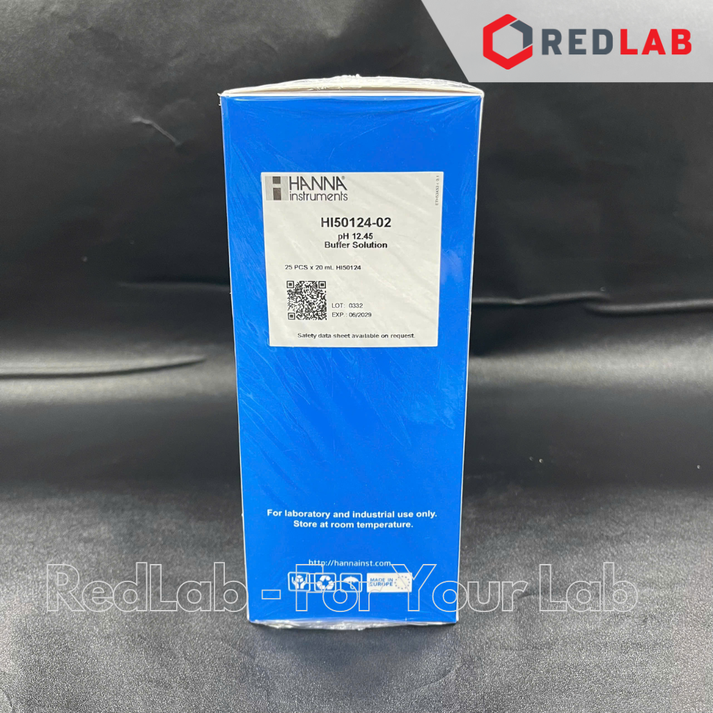 Gói dung dịch hiệu chuẩn pH 12.45 (25 x 20mL) Hanna HI50124-02, giá tốt, có VAT