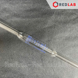 Pipet bầu 1 vạch ISOLAB Class AS 1 2 3 4 5 10 15 20 25 50 ml, ống hút thủy tinh thí nghiệm, có VAT