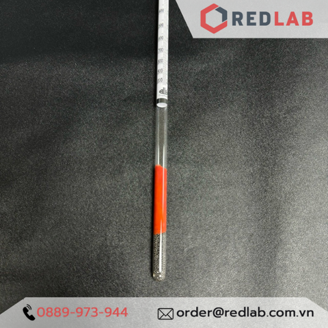 Tỷ trọng kế 1.000-2.000 : 0.010 g/ml Tp.20°C hãng Alla - Pháp - Redlab