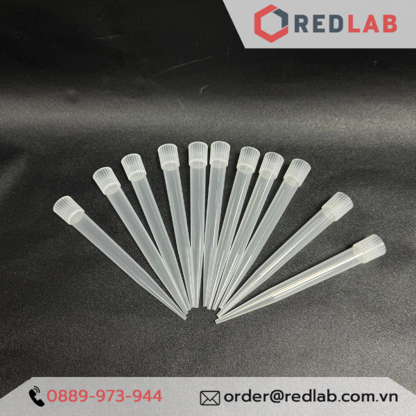 [Gói 250 cái] Microtips (đầu típ – côn) trắng 5.000ul = 5ml Aptaca – 5001/ON, dạng Hirschmann dài 125mm, có VAT