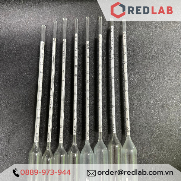 Tỷ trọng kế thủy tinh ONELAB 0.6 0.7 0.8 0.9 1.0 1.1 1.2 1.3 1.4 1.5 1.6 1.7 1.8 1.9 2.0 glass hydrometer, có VAT