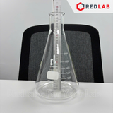 Bình tam giác cổ hẹp DURAN Class A 50 100 150 200 250 300 500 800 ml, 1 2 3.5 5 L, Narrow neck Erlenmeyer, có VAT