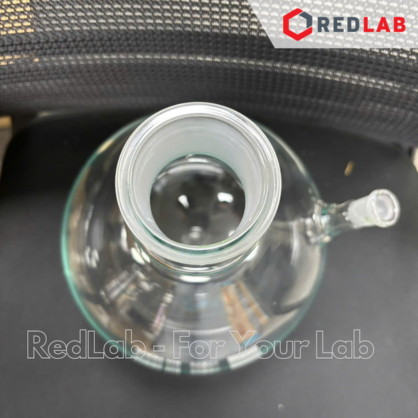 Bình cầu đáy tròn 2 cổ nhám SIMAX Class A 500 1000 2000 4000 ml - 29/32 45/40 cổ phụ 14/23 , có VAT