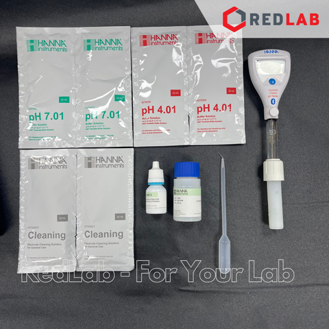 Bút đo pH và nhiệt độ HALO2 Bluetooth trong kem mỹ phẩm Hanna HI9810432, giá tốt, có VAT