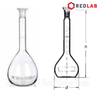 Bình định mức trắng SIMAX Class A 5 10 20 25 50 100 200 250 500 1000 2000 ml, nút nhựa, Volumetric flask, có VAT