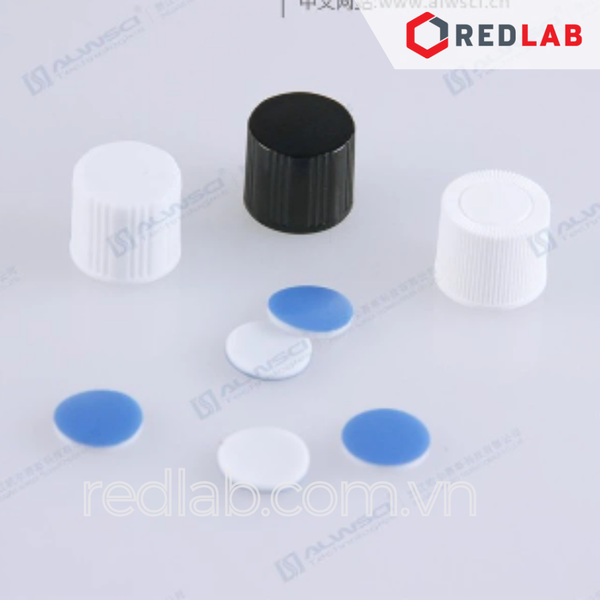 [Hộp 25 cái] Ống nghiệm COD 10ML 16x100mm nắp vặn kín 15-415 PP trắng ALWSCI C0002064 septa 1.5mm PTFE / silicon, có VAT