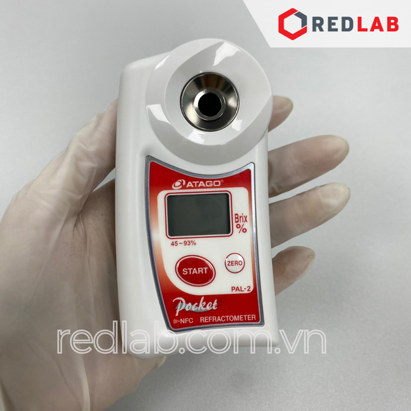 Khúc xạ kế đo độ ngọt điện tử hiện số ATAGO PAL-2 (3810) Brix kế 45.0 - 93.0% : 0.1%, bù nhiệt 10-100°C, có VAT