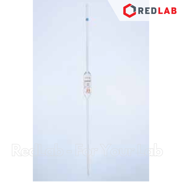 Pipet bầu 1 vạch BIOHALL Class AS 0.5 1 2 3 4 5 6 7 8 9 10 15 20 25 30 40 50 100 ml, chia vạch xanh / nâu, có VAT