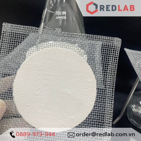 Lưới nung Amiang ONELAB vuông 12.5 15 18 20 cm, tản nhiệt Ø 9 10 12 18 cm, dùng tỏa nhiệt khi đun mẫu thí nghiệm, có VAT