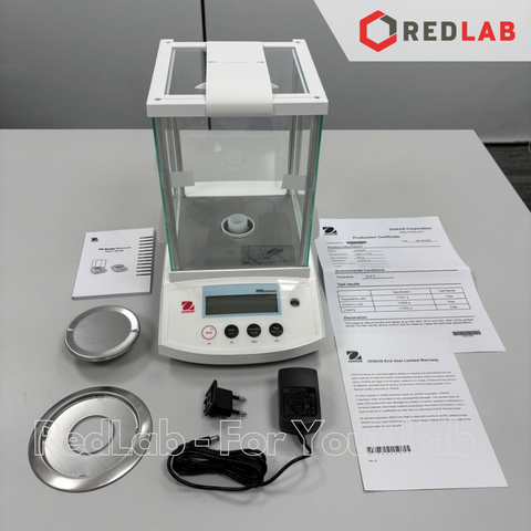 Cân phân tích điện tử 4 số lẻ hiện số 220g / 0.0001g OHAUS PR224/E chuẩn ngoại, màn hình LCD, có VAT