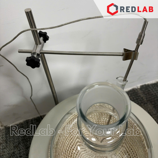 Bếp đun bình cầu hiển thị số digital GENLAB 3000ml, kèm sensor nhiệt độ, có VAT