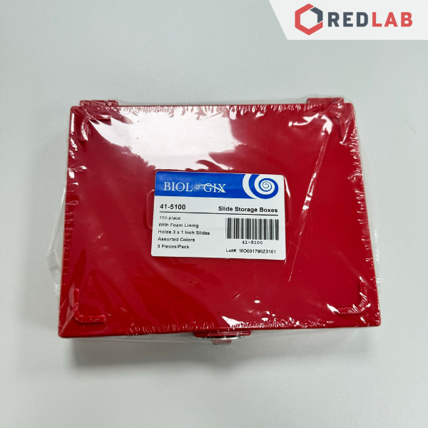 Hộp đựng lam kính hiển vi 100 vị trí BIOLOGIX 41-5100 cho lam 25×75mm, Slide Storage Boxes, nhựa ABS, có VAT