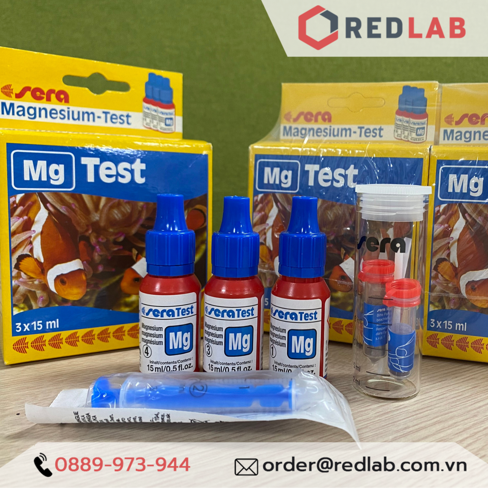 Bộ Test Mg Sera – Kiểm tra nhanh nồng độ Magie trong nước thủy sản