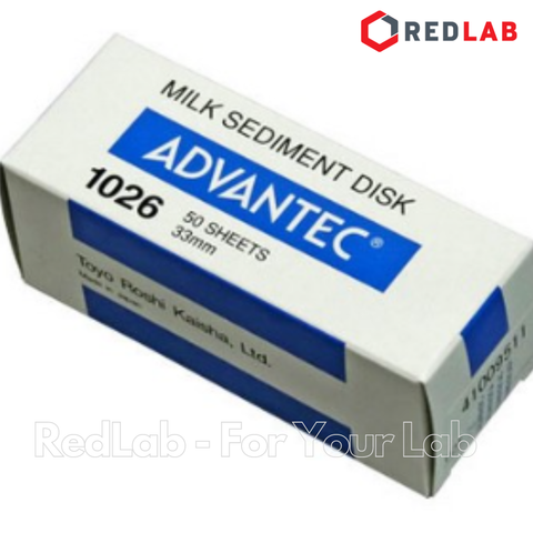 Giấy lọc cặn sữa Ø 33mm ADVANTEC 1026 Milk sediment disk (hộp 50 tờ) có VAT