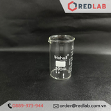  Cốc đốt Cao thành, beaker thuỷ tinh chịu nhiệt độ cao BIOHALL Germany 50 100 150 250 400 500 600 1000 ml 