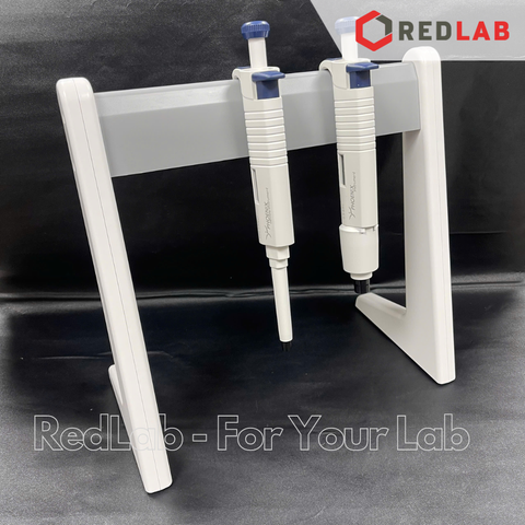 Giá đỡ Micropipet ngang 6 vị trí PHOENIX Instrument, pipette liner stand treo micropipet đơn kênh / đa kênh, có VAT
