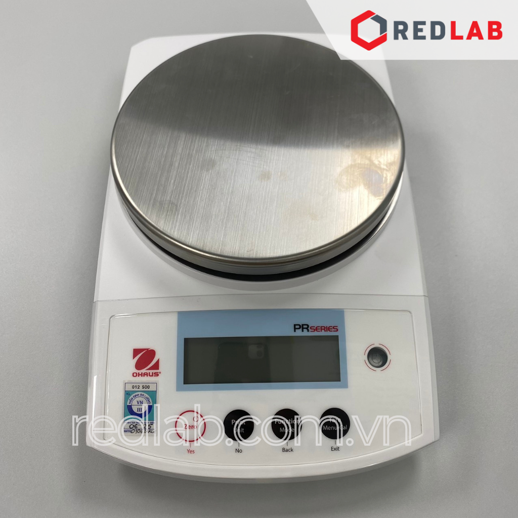 Cân kỹ thuật điện tử 2 số lẻ hiện số 4200g / 0.01g OHAUS PR4202/E chuẩn ngoại, màn hình LCD, có VAT