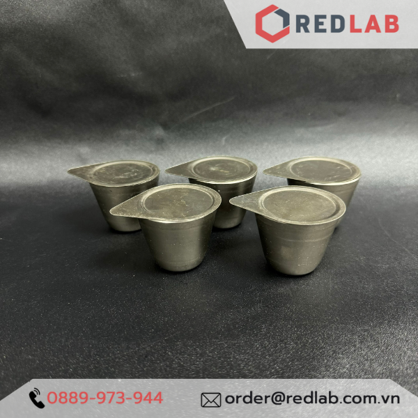 Chén Niken có nắp ONELAB 30ml 50ml, chén nung mẫu thí nghiệm chịu nhiệt độ cao, có VAT