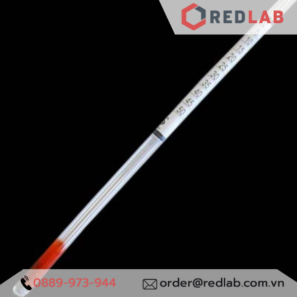 Baume kế 0-50 : 1°Bé Tp 15°C ALLA 0400TB050/15-QP baumé hydrometer, có VAT