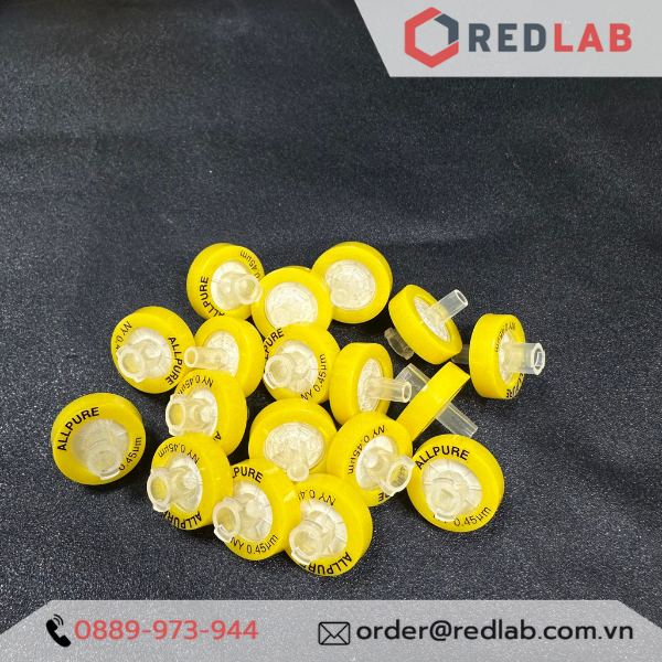 Đầu lọc sắc ký NYLON ưa nước MEMBRANE SOLUTIONS 13mm lỗ lọc 0.22um / 0.45um, hydrophilic syringe filter, có VAT