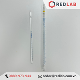  Pipet thẳng chia vạch hãng BIOHALL Germany - ống hút  thuỷ tinh kẻ vạch xanh 0.1 0.2 0.5 1 2 3 4 5 6 7 8 9 10 15 20 25 50 100 ml, có VAT 