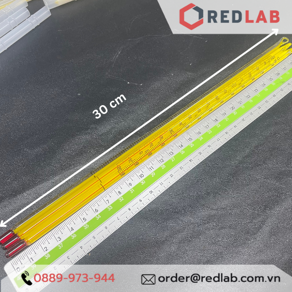 Nhiệt kế rượu thuỷ tinh ONELAB -20 to +110°C | -20 to +150°C | 0 to +200°C, có VAT