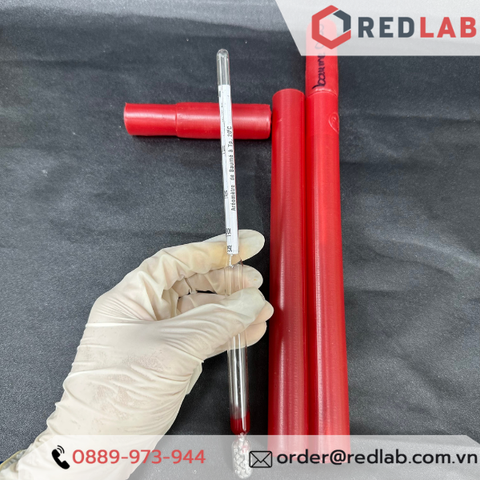 Baume / Phù kế thuỷ tinh thang đo 0-35-Redlab