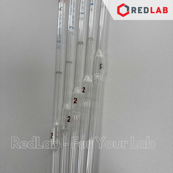 Pipet bầu 1 vạch PYREX Class A 1 2 5 10 ml, thuỷ tinh Borosilicate, có VAT