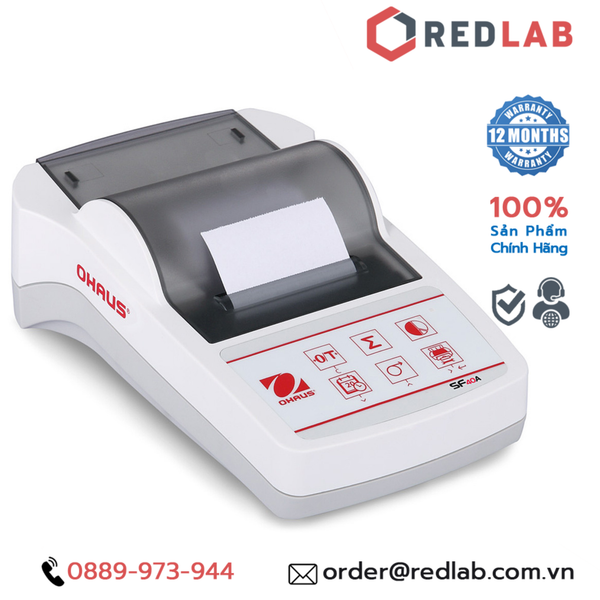 Máy in dùng cho Cân kỹ thuật, Cân phân tích, Cân sấy ẩm OHAUS SF40A, cung cấp kèm giấy in và cáp, có VAT