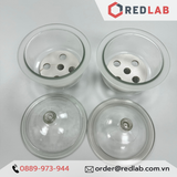 Bình hút ẩm trắng không vòi ONELAB 150 180 210 240 300 350 400 450 mm, dùng lưu trữ, làm khô mẫu thí nghiệm, có VAT