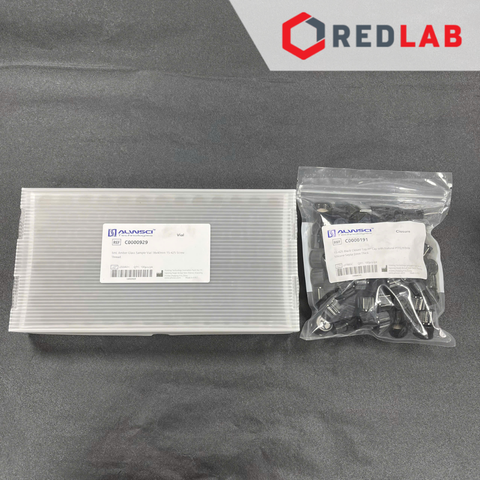 [Bộ 100 cái] ALWSCI Chai thủy tinh vial 5ML 18x40mm trắng / nâu + Nắp vặn kín nhựa PP 15-425, septa 2mm PTFE / silicone - redlab