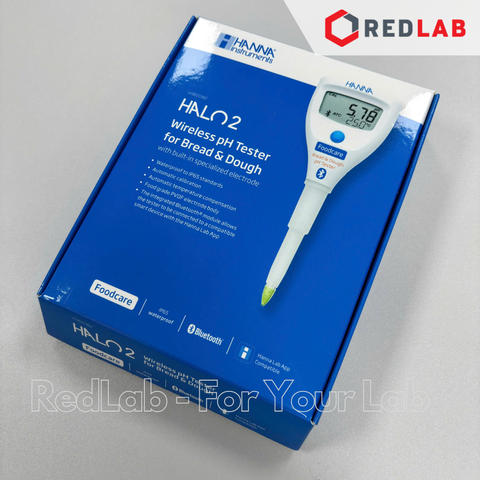 Bút đo pH và Nhiệt độ HALO2 Bluetooth trong bột nhão làm bánh mì Hanna HI9810382, giá tốt, có VAT
