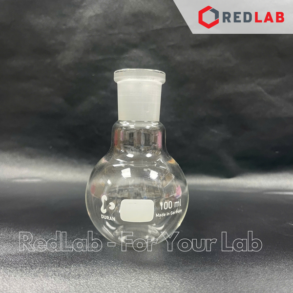 Bình cầu thủy tinh đáy bằng cổ nhám DURAN Class A 50 100 250 500 1000 2000 ml - 19/26 24/29 29/32, có VAT