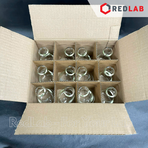 Bình tam giác cổ hẹp PYREX Class A  50 125 250 300 500 ml 1L 2L 4L Erlen, ASTM thuỷ tinh Borosilicate, có VAT