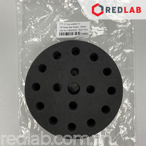 Giá đỡ ống nghiệm 16 chỗ 12mm VT1.3.3 cho máy lắc Vortex - REDLAB