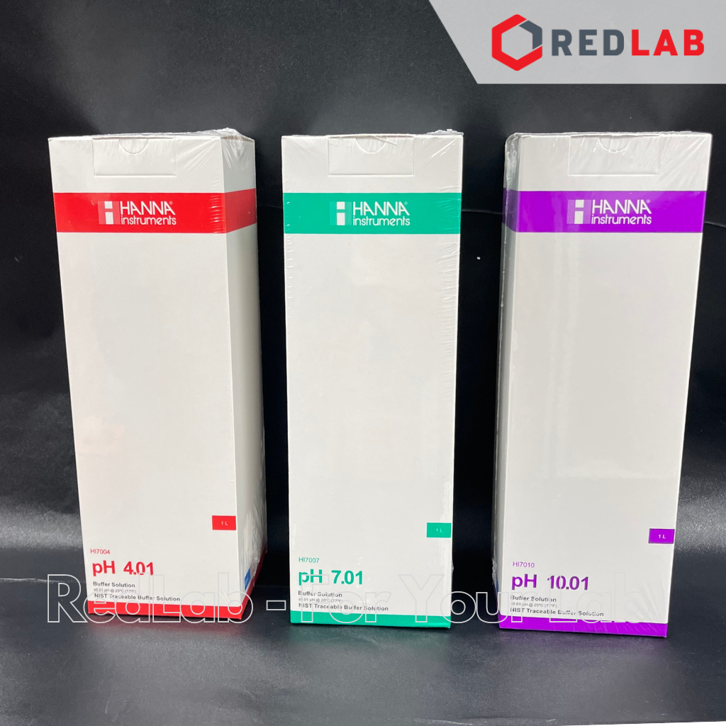 Dung dịch chuẩn pH 4.01, 7.01, 10.01 Hanna HI7004/1L, HI7007/1L, HI7010/1L chai 1 lít