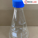 Bình tam giác nặp vặn xanh BIOHALL 50 100 150 250 500 1000 ML - GL25 GL32, chia vạch trắng, có VAT