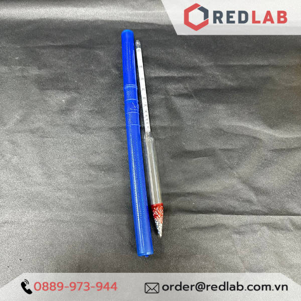 Cồn kế thủy tinh Việt Nam đo nồng độ cồn thang đo 0-60°, 0-100° (kết quả tương đối, mang tính tham khảo) có VAT