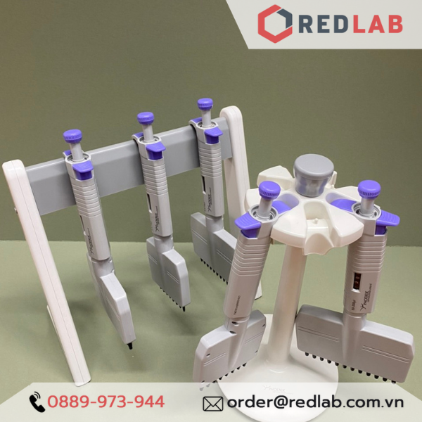 Micropipet đa kênh (8 kênh) hấp tiệt trùng PHOENIX Instrument 0.5-10µl, 5-50µl, 50-300µl, có VAT