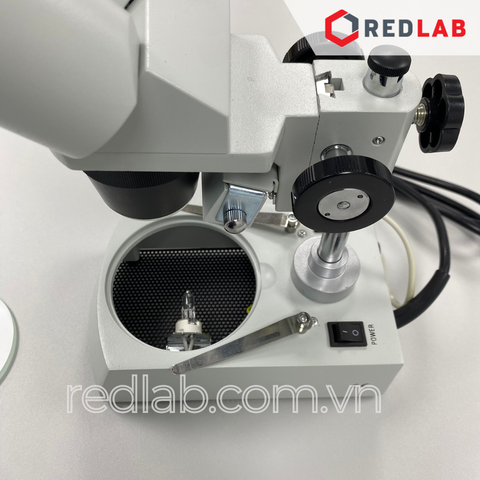 Kính hiển vi 2 mắt soi nổi XT-202, Vật kính 2x 4x, đèn LED 10W - Redlab