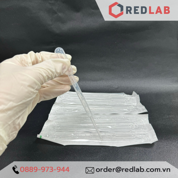 [Hộp 100 cái] Pipet paster nhựa 1ml / 3ml tiệt trùng PT Medical, ống hút nhỏ giọt / sterile transfer pipette, có VAT
